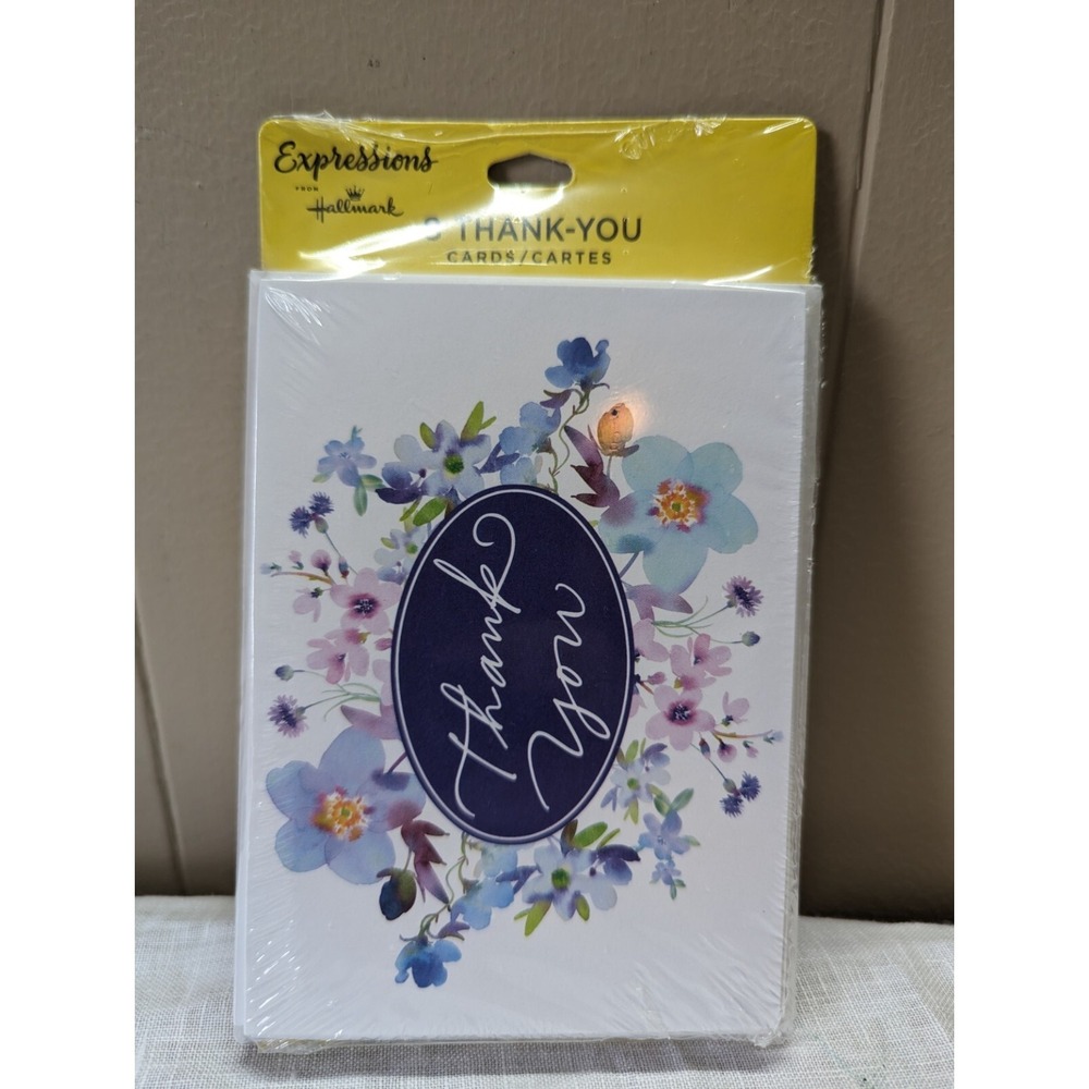 8 Thank You Cards‎ - Floral - Expressions from Hallmark